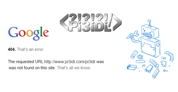 قالب صفحات 404 – به سبک گوگل